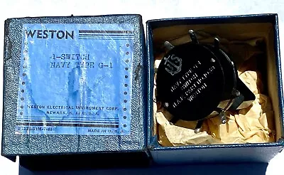 Weston Navy Type G1 Volt Meter Selector Switch PN 1038 NOS New Box • $19.99