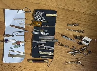 Lot Of Vintage Tie Pins And Clips • $4.80