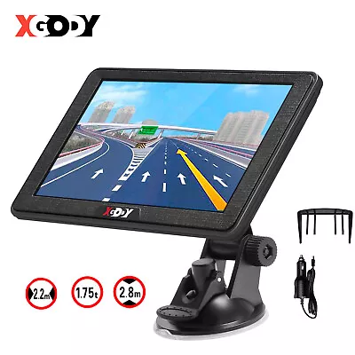 XGODY 7  Car GPS Navigator Auto Navigation Lifetime Free Map Bluetooth 8GB 256MB • $94.99