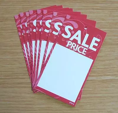 £9.99 • Buy Boutique SALE PRICE TAGS SWING TICKETS X 1000 (ST013 RED)