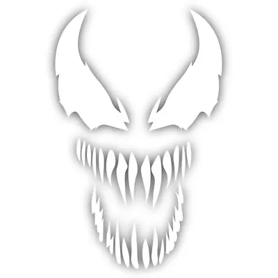 Marvel Venom Eyes & Teeth Cut To Shaped Vinyl Decal Sticker • $4.99