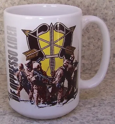 Coffee Mug Military Army 1st Special Forces NEW 14 Ounce Cup With Gift Box • $29.99