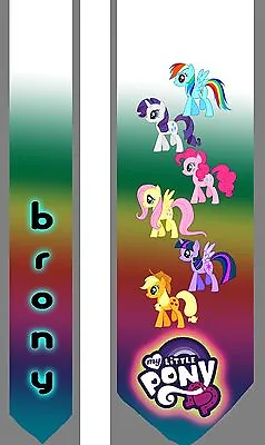 L@@K! Brony My Little Pony Satin  Neck Tie MLP Friendship Is Magic • $24.99