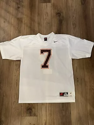 Michael Vick Virginia Tech White Jersey Hokies Mens XL Stitched NCAA • $79.99