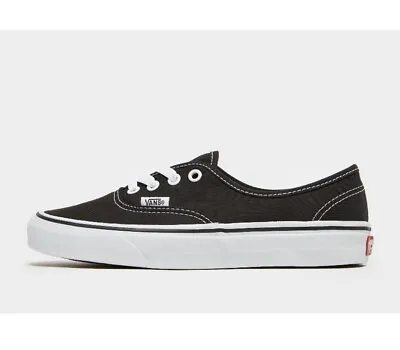 Vans Authentic Shoes Sneakers Black Womens US6.5 RRP$110 Off The Wall SALE • $39.99