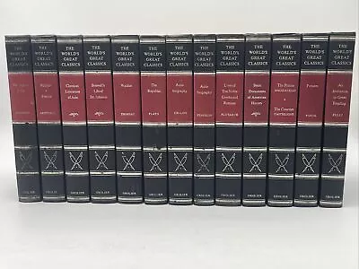 The World’s Great Classics 13 Book Lot Grolier Hardcover Books 1969 • $44.96