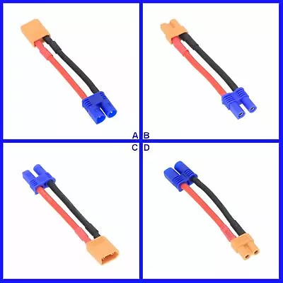 XT30 To EC2 16AWG 2inchs Cable Adapter For RC LiPo NiMH Battery FPV UAV Drone • $2.79