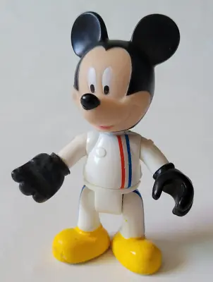 Mega Bloks Disney Mickey Mouse Figure Car Mechanic Poseable Legs Arms • $5
