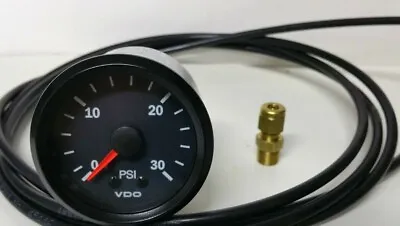 VDO 52mm 30 PSI BOOST GAUGE AND VDO LINE KIT AUTOMOTIVE 4WD  • $102.95