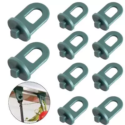 £3.56 • Buy Greenhouse Crop Hooks Plastic Clasps Garden Accessories Hanging Clasps