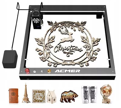 ACMER P2 Laser Engraver 33W Engraving Machine Wood Acrylic With Rotary Roller AU • £1109.99