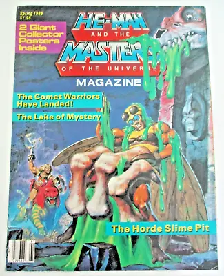 HE-MAN And The MASTERS Of The UNIVERSE Magazine Spring 1986 No Poster RARE • $9.95