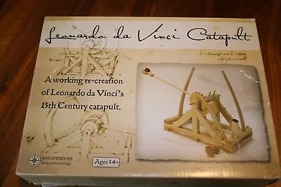 Pathfinders Leonardo Da Vinci Catapult Wood Assembly Kit Sealed Bag • $19.95