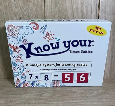 Know Your Times Tables Maths Game Kids Educational Home Learning System • £14.96