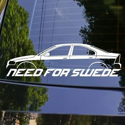 NEED FOR SWEDE Sticker - For Volvo S60 R Sedan 2000-2009 • $8.99