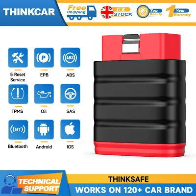 OBD2 Scanner Check Engine All System Code Reader For IPhone/Android Diagnostic • £39.99