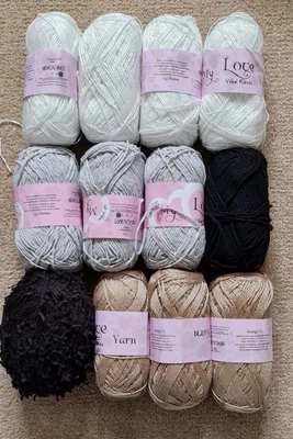 £14.99 • Buy CLEARANCE Bundle 12x Crochet Cord Thread Yarn READ DESCRIPTION