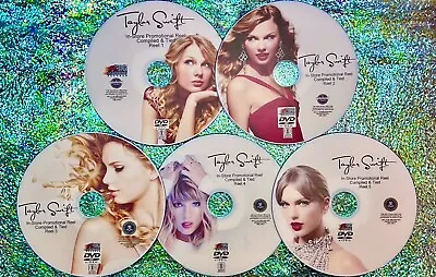 TAYLOR SWIFT In-Store Music Video Reel 2006 To 2023 5 DVD Set 132 Videos ERAS • $34.99