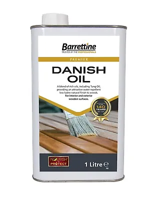 Barrettine Danish Oil For Interior & Exterior Use - 500ml • £13.48