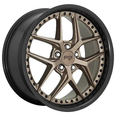 19x8.5 Niche M227 VICE MATTE BRONZE BLACK BEAD RING Wheel 5x112 (42mm) • $358