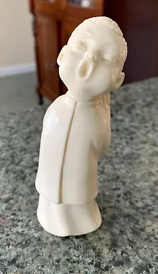 Vintage Italy G. Ruggeri Singing Angel Figurine Alabaster Signed G.R. • $16.50