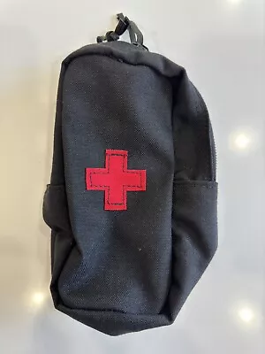 London Bridge Trading LBT-9022A-M Medical Pouch IFAK Medic Black Red Cross MOLLE • £24.10