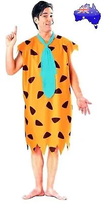 Mens Adult Fred Flintstone Halloween Fancy Dress Party Costume  • $34.99