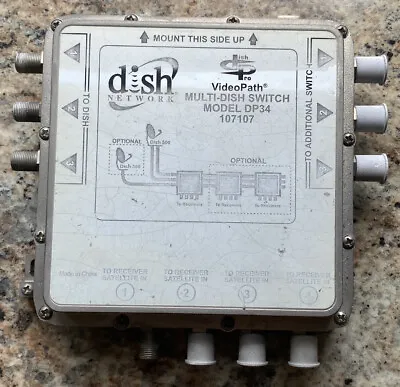 Dish Network Videopath Multi-Dish Switch 34  DP34 107107  From Working Unit . • $24