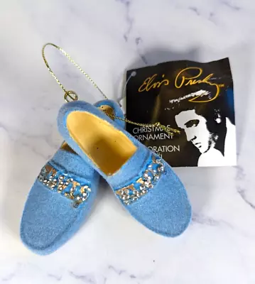 Elvis Presley Blue Suede Shoes Christmas Tree Ornament By Kurt Adler • $18.99