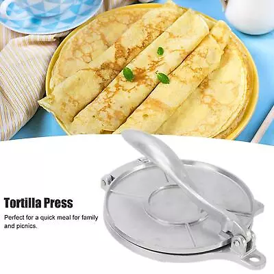 $14.38 • Buy Tortilla Maker Press Cast Iron Corn Tortillas Dough Tools Pressing Kitchen C9L5.