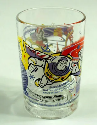 One McDONALDS Disney World 100 Years Of Magic Mickey & Buzz Lightyear Cup Glass • $23.45