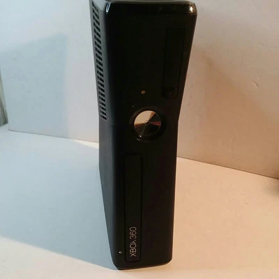 $40 • Buy Microsoft Xbox 360 S 4GB Black Console Only Tested Works  Tray Sticks