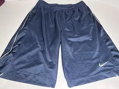 Mens Nike Blue Athletic Shorts Size L • $10.49