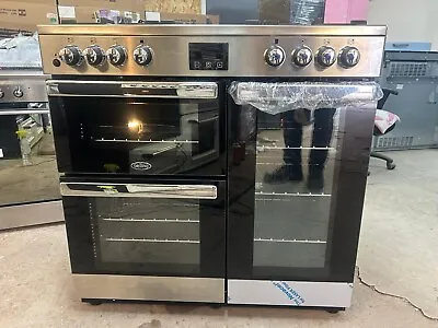 Cookcentre 90cm Dual Fuel Range Cooker Stainless Steel • £899.99
