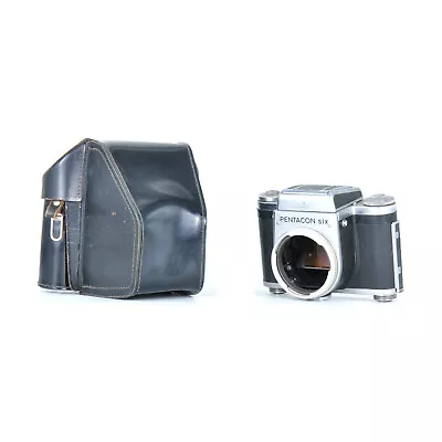 CLA'd Pentacon SIX 6x6 Medium Format Film Camera Body W/ WLF Finder & Case! • $259.99