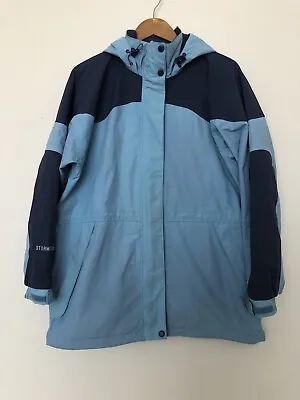 £4.99 • Buy Womens PETER STORM STORM TECH Blue Classic Jacket Uk 16