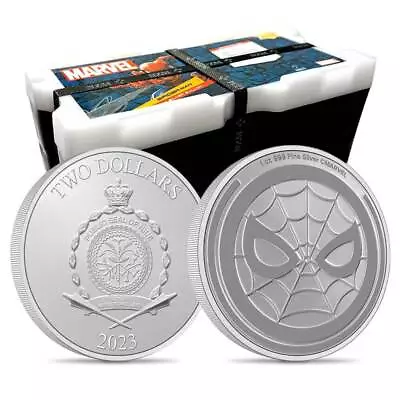 Monster Box Of 250 - 2023 Niue 1 Oz Marvel Spider-Man Silver Coin .999 Fine BU • $7424.42