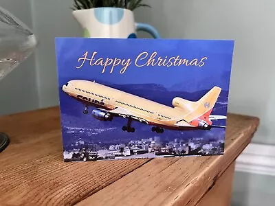 COURT LINE Ll1011 Tristar G-BAAA Ex Palma SPECIAL Christmas Card- NEW EDITION - • £5.99