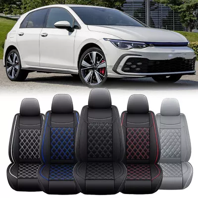 For VW Golf MK7 MK6 MK5 Car Seat Covers PU Leather Full Set Front Rear 2/5-Seats • $149.30