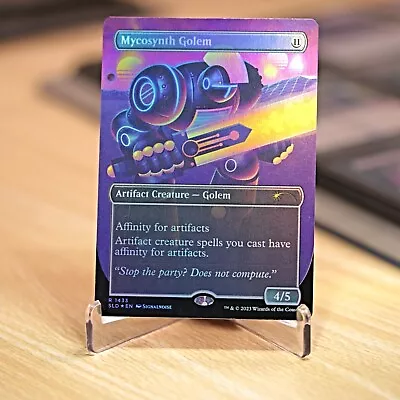 Mycosynth Golem FOIL  #1433 | SLD Secret Lair Drop Mycosynthwave | MTG • $44.95