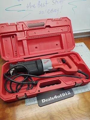 Milwaukee 11 Amp Sawzall With Case Heavy Duty 6509-22 Quik-Lok Excellent Pre Own • $79.99