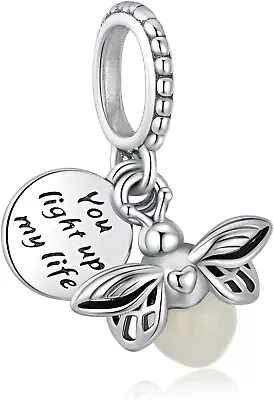 Authentic Pandora Glow In The Dark Firefly Dangle Charm • $18.75