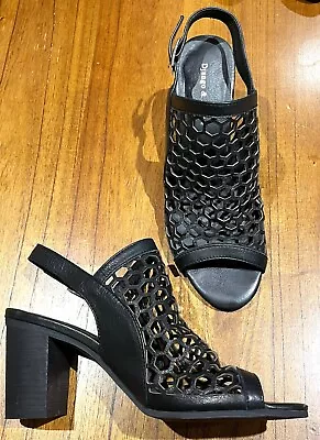 DJANGO & JULIETTE  Vikki  Soft Leather Heels Size EU 39 AU 8 • $39