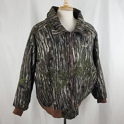 Vintage Cabela’s Whitetail Clothing Realtree Camo Wool Jacket 3XL Zip Made USA • $230.99