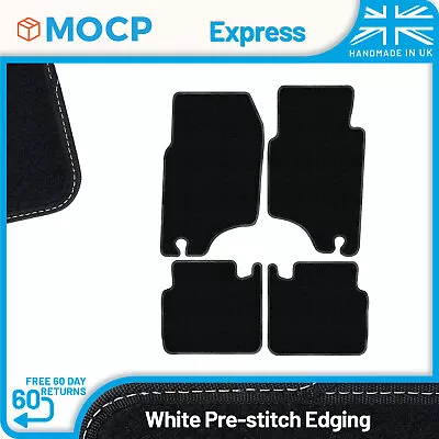 Express With White Pre-Stitch Trim Car Mats To Fit Mitsubishi Shogun LWB 5DR ... • $29.12