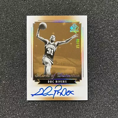 2014-15 Upper Deck SP Authentic DOC RIVERS MD-DR Marks Of Distinction AUTO 32/50 • $55