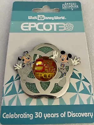 Disney Pin 92531 EPCOT 30th Anniversary Annual Passholder Mickey & Minnie • $23.35