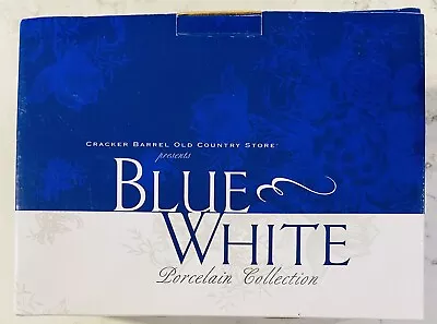 New Mini Porcelain Tea Set Blue White Cracker Barrel Retired • $37.99