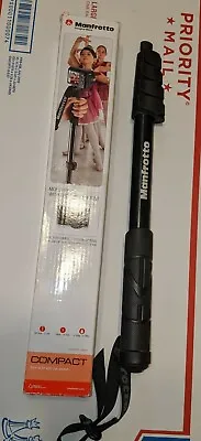 MANFROTTO MONOPOD 4 Section Monopod Black Anodized • $34.99