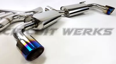 $506.95 • Buy 2022-2024 Volkswagen Golf GTI MK8 Catback Exhaust System VW Burnt Tip